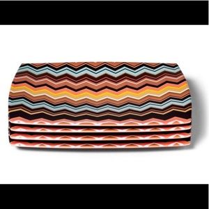 MISSONI for Target 4PK Melamine Dinner plate set